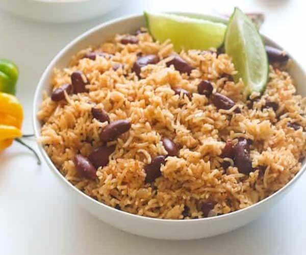Rice and peas